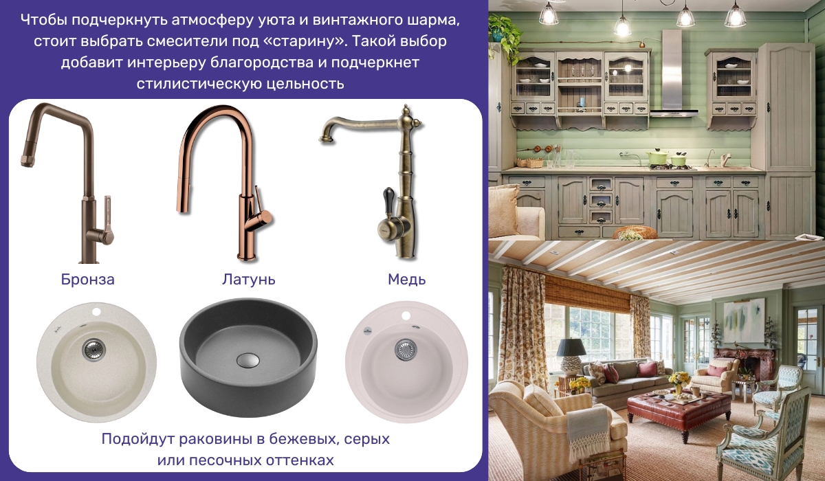 Сантехника в стиле французского кантри: гармония деталей