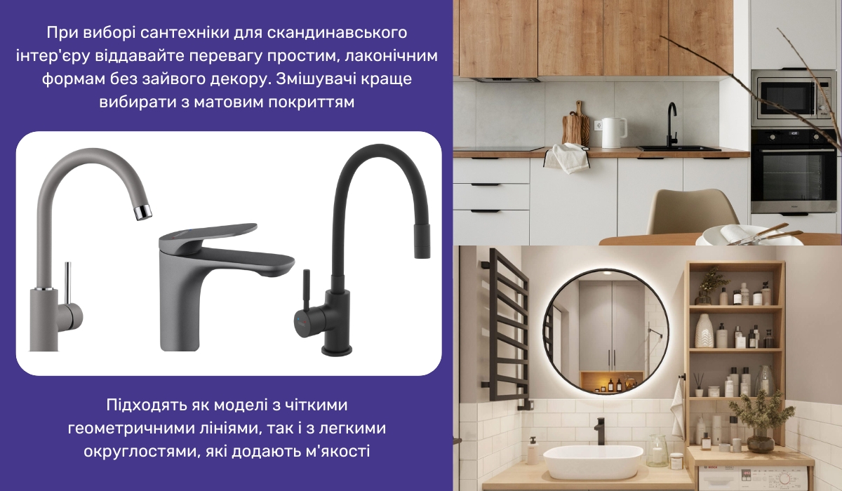 Які матеріали вибрати для сантехніки в скандинавському інтер'єрі