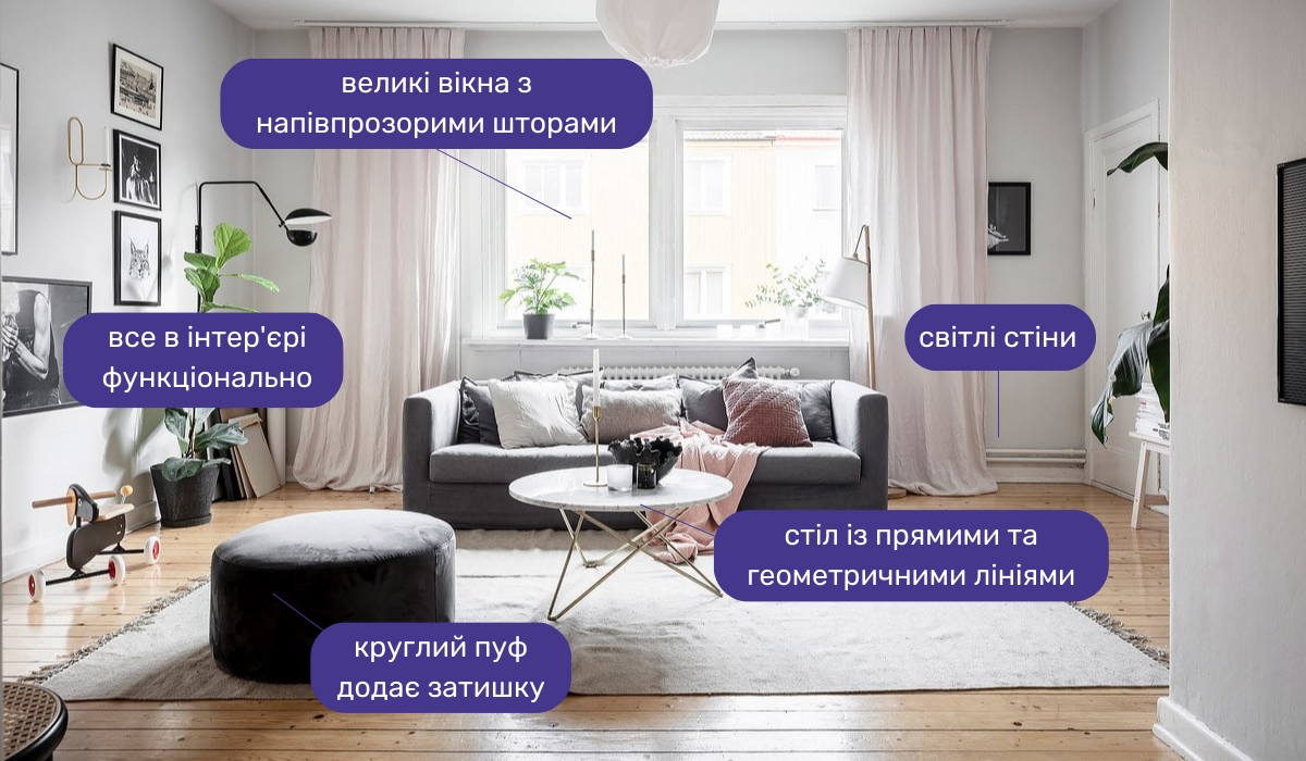 Скандинавський ремонт: свобода простору і мінімум зайвого
