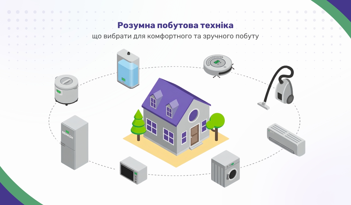 Розумна побутова техніка: що вибрати для комфортного та зручного побуту