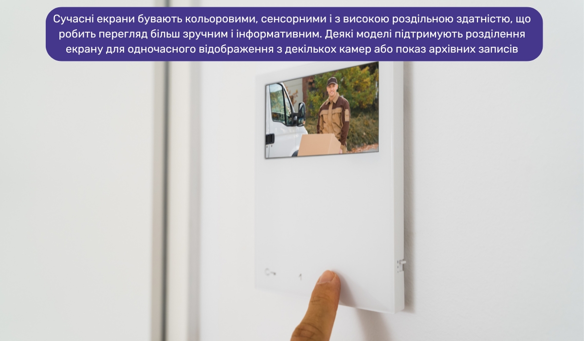 Управління домофоном зсередини: дисплей — простий і надійний спосіб